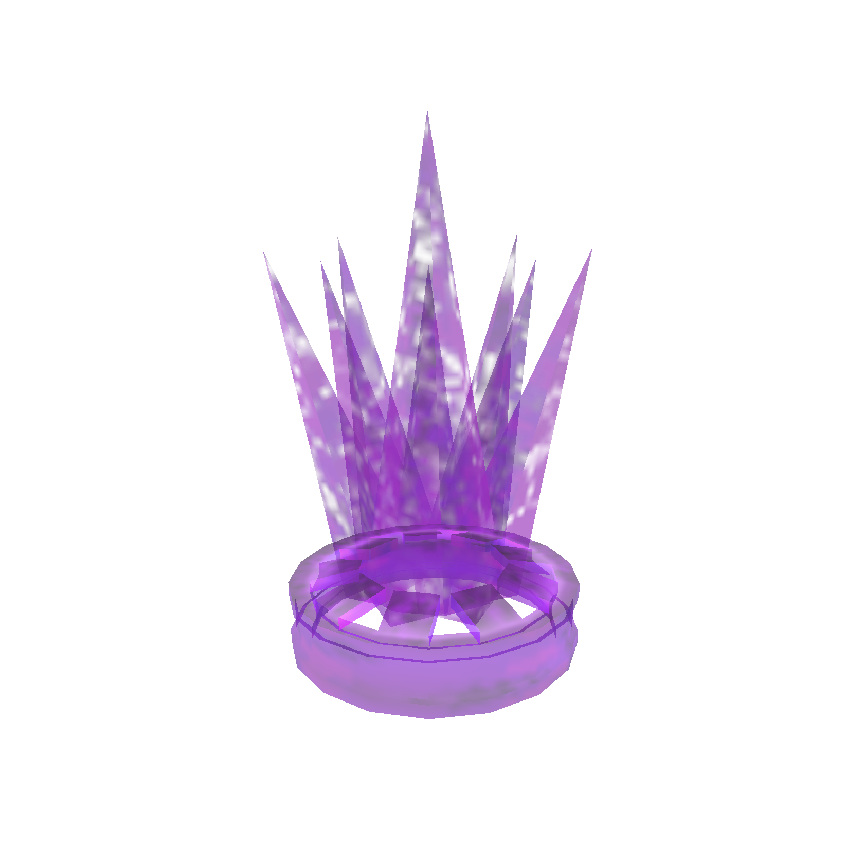 Purple Ice Crown