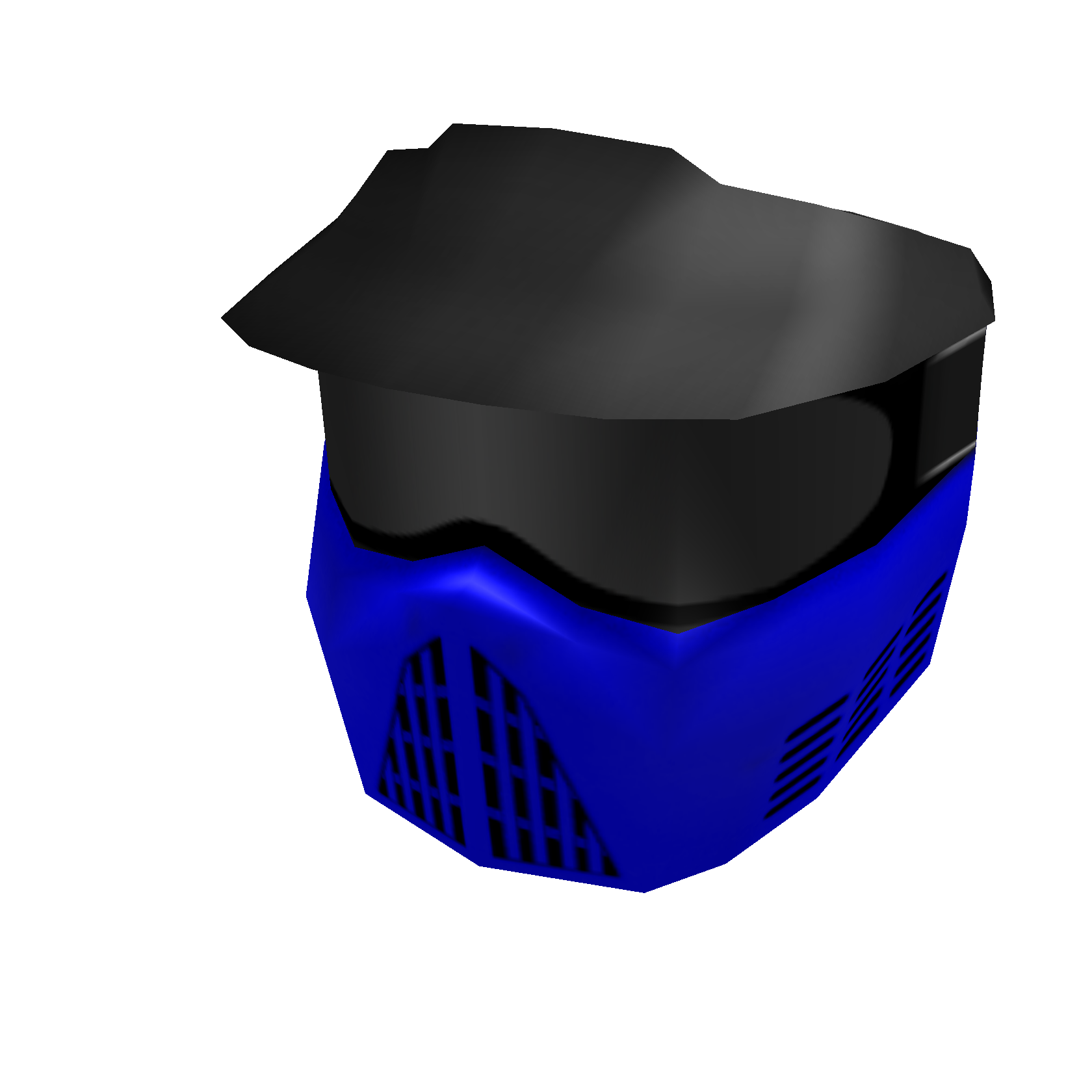Blue Paintball Mask