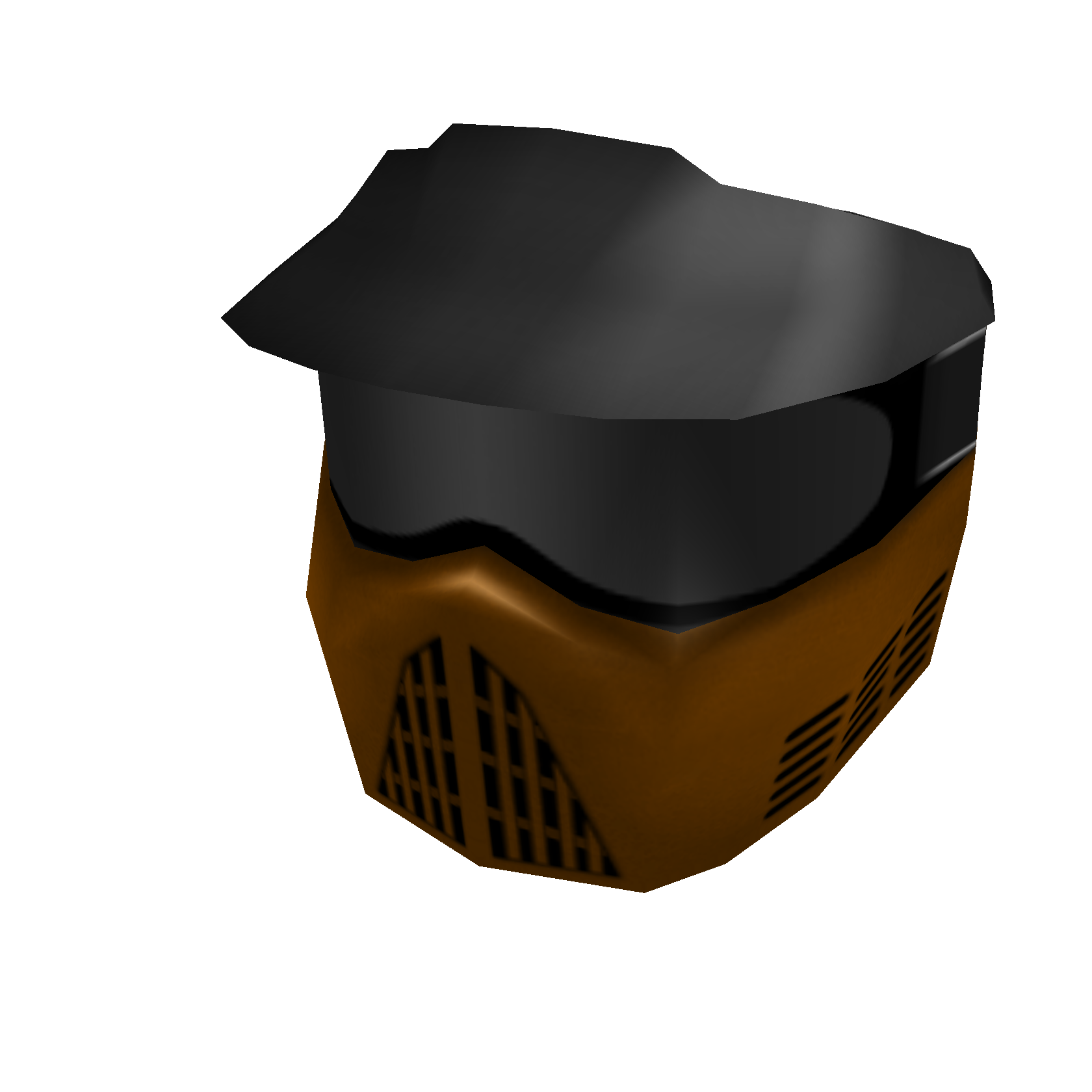 Orange Paintball Mask