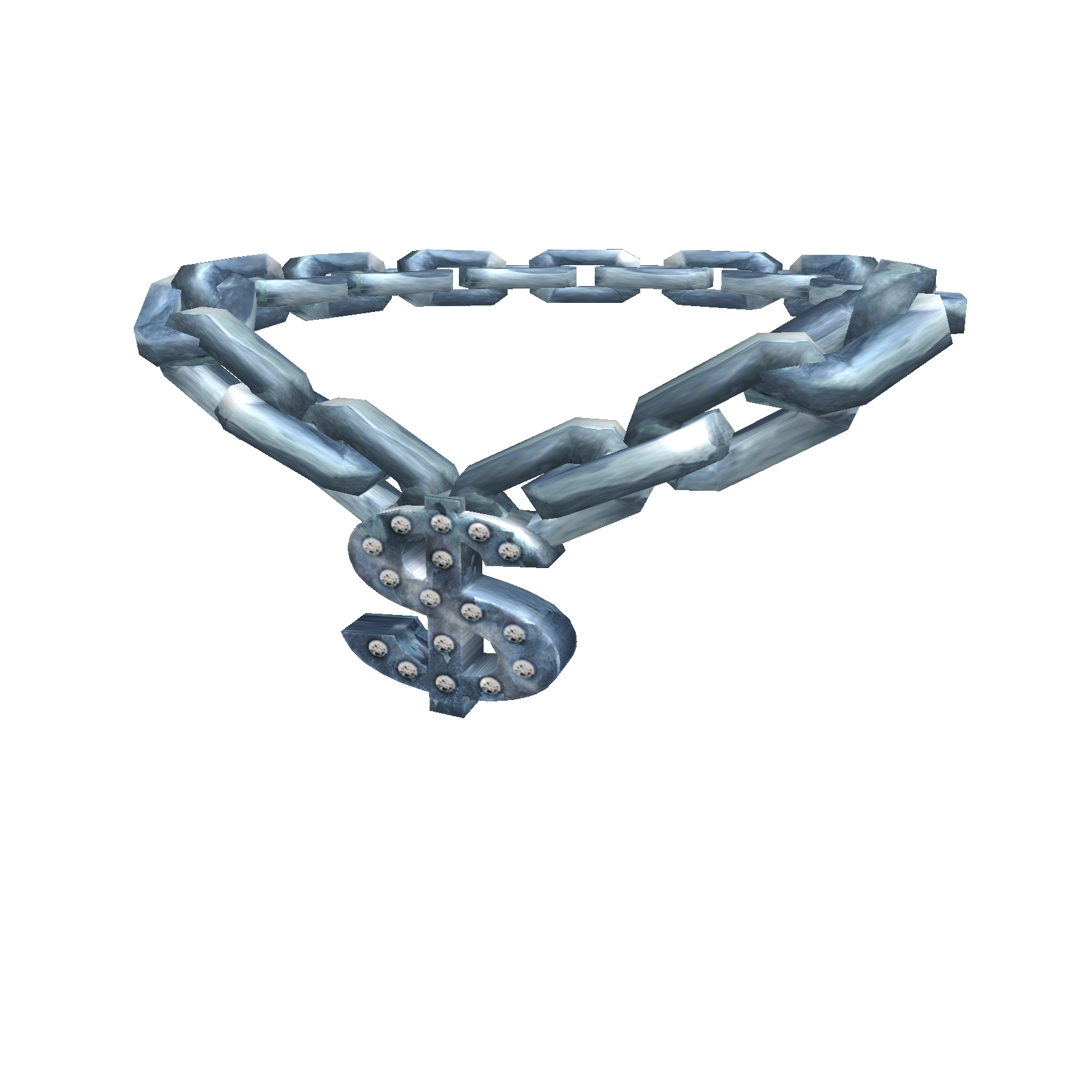 Bluesteel Bling $$ Necklace